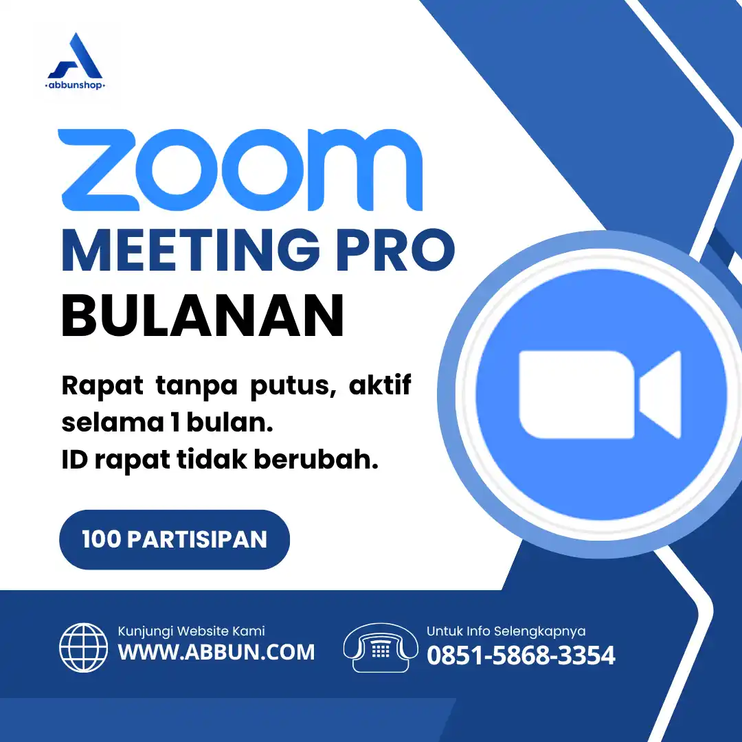 Zoom Bulanan - 100 Partisipan